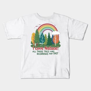 Whimsical Wilderness Whimsy Kids T-Shirt